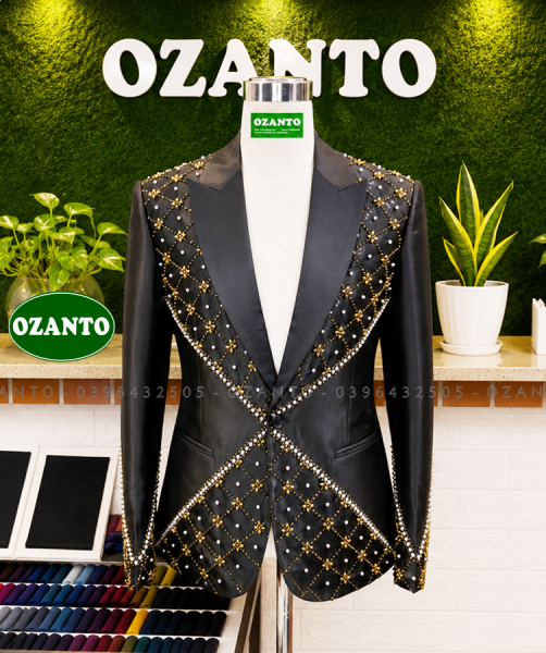 Vest kết cườm