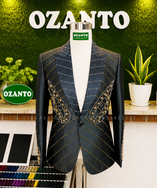 Vest kết cườm