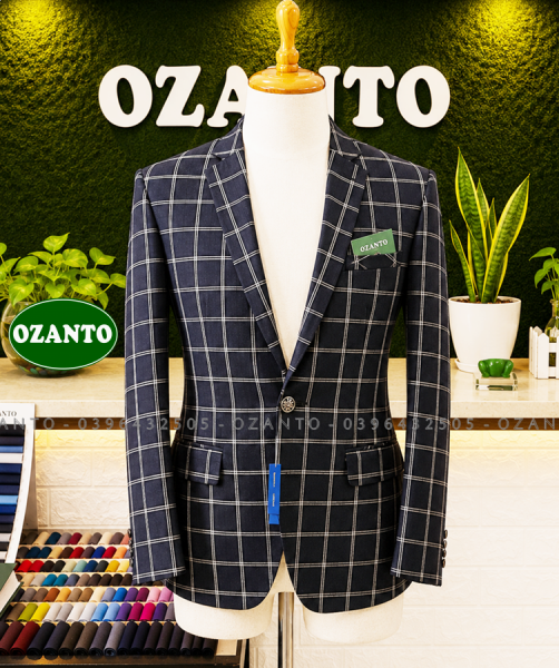 Vest đen caro
