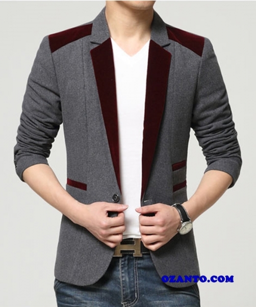 Vest phối nhung đỏ