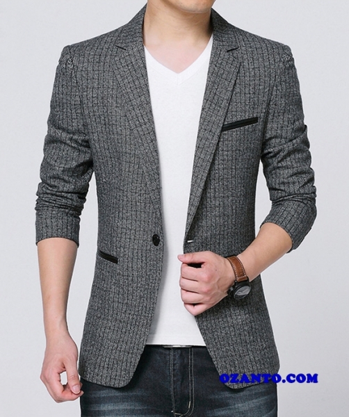 Vest bố korea xám