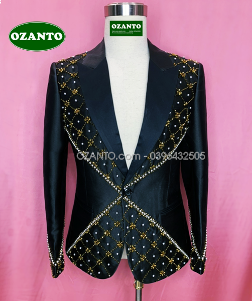 Vest kết cườm