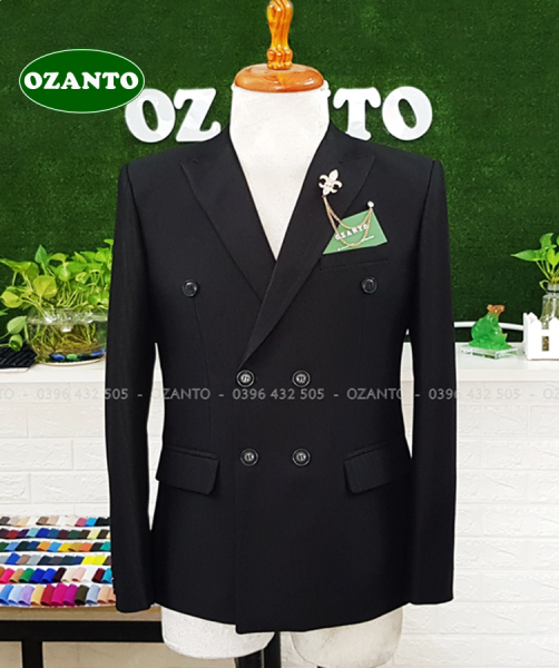 Vest đen 6 nút HQ